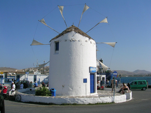 round white building in Greece