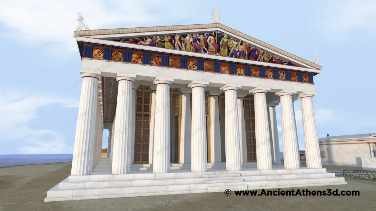 Digital image of Parthenon